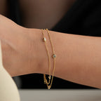 VIKI STONE ARMBAND aus 925 Silber - Eleganter Armband - AURIME
