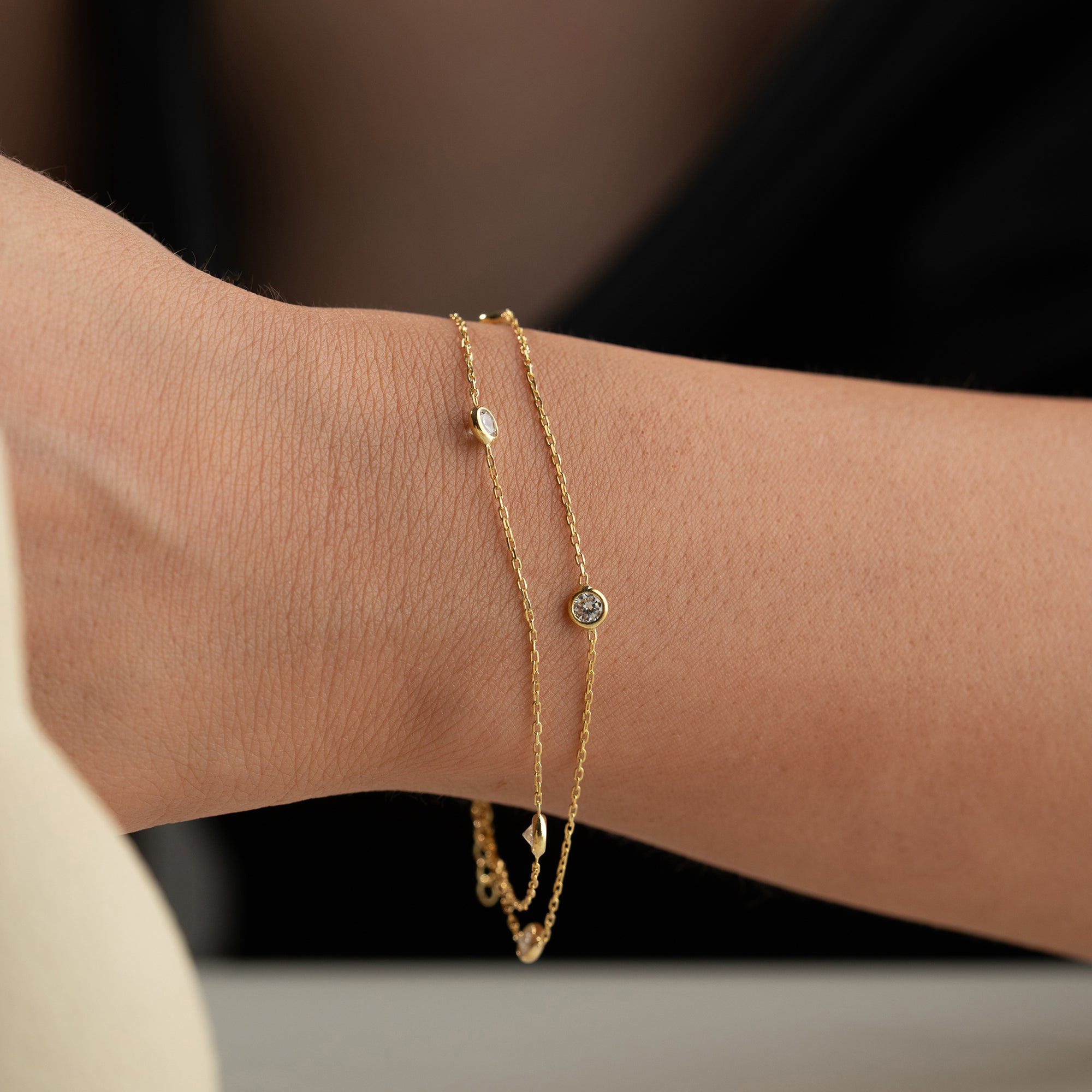 VIKI STONE ARMBAND aus 925 Silber - Eleganter Armband - AURIME