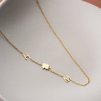 MINIMAL DUO KLEE HALSKETTE | 925 SILBER