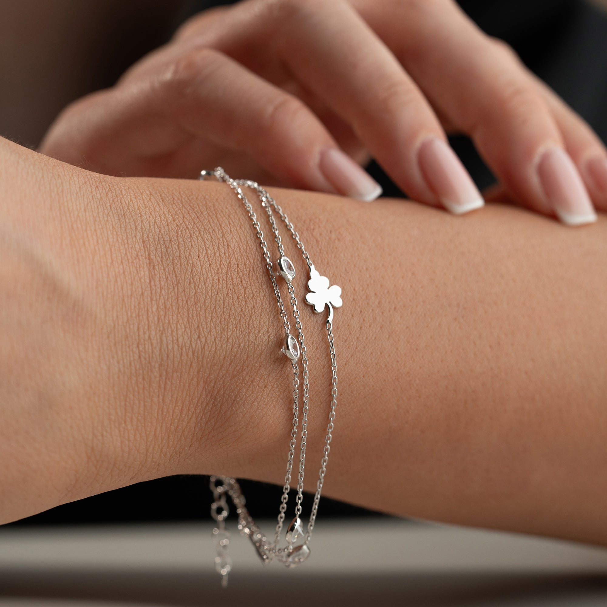 ZUME STONE ARMBAND aus 925 Silber - Eleganter Armband - AURIME