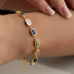 RUBIY ARMBAND aus 925 Silber - Eleganter Armband - AURIME