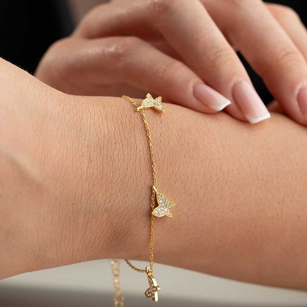 SORE BUTTERFLY ARMBAND aus 925 Silber - Eleganter Armband - AURIME