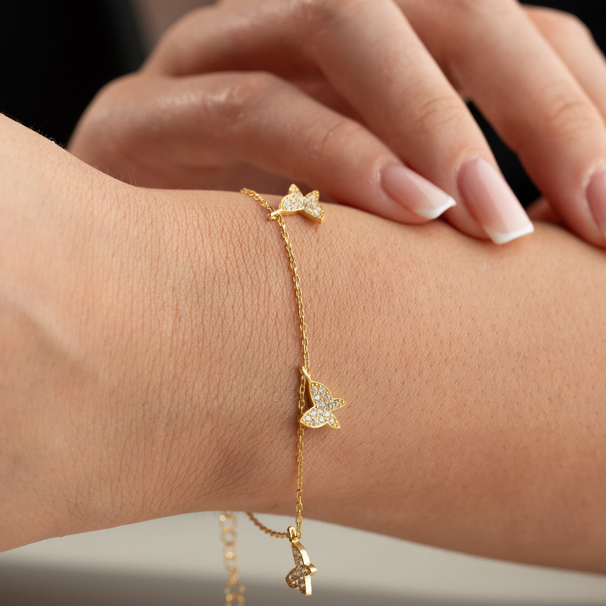 SORE BUTTERFLY ARMBAND aus 925 Silber - Eleganter Armband - AURIME