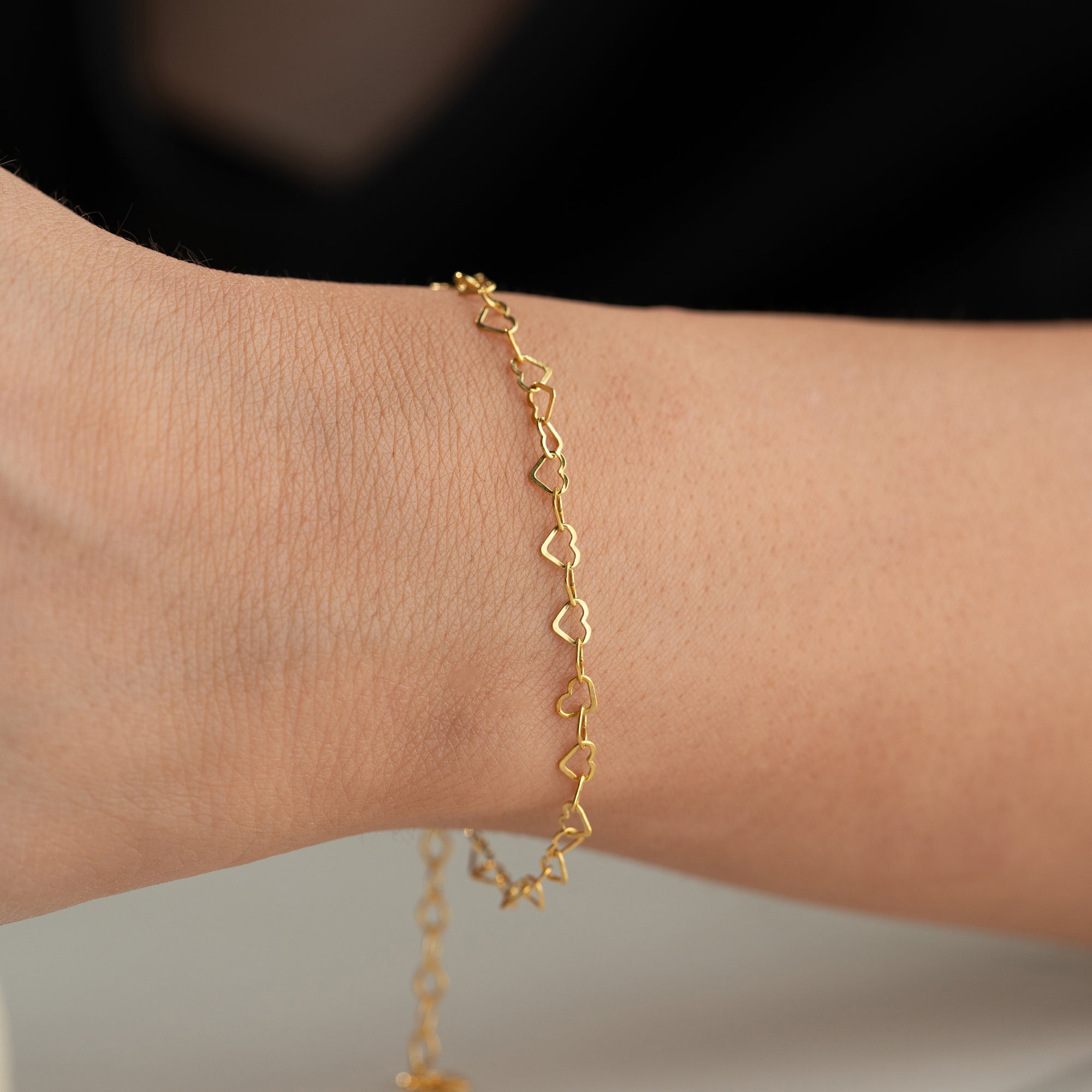 TIFI HERZ ARMBAND aus 925 Silber - Eleganter Armband - AURIME