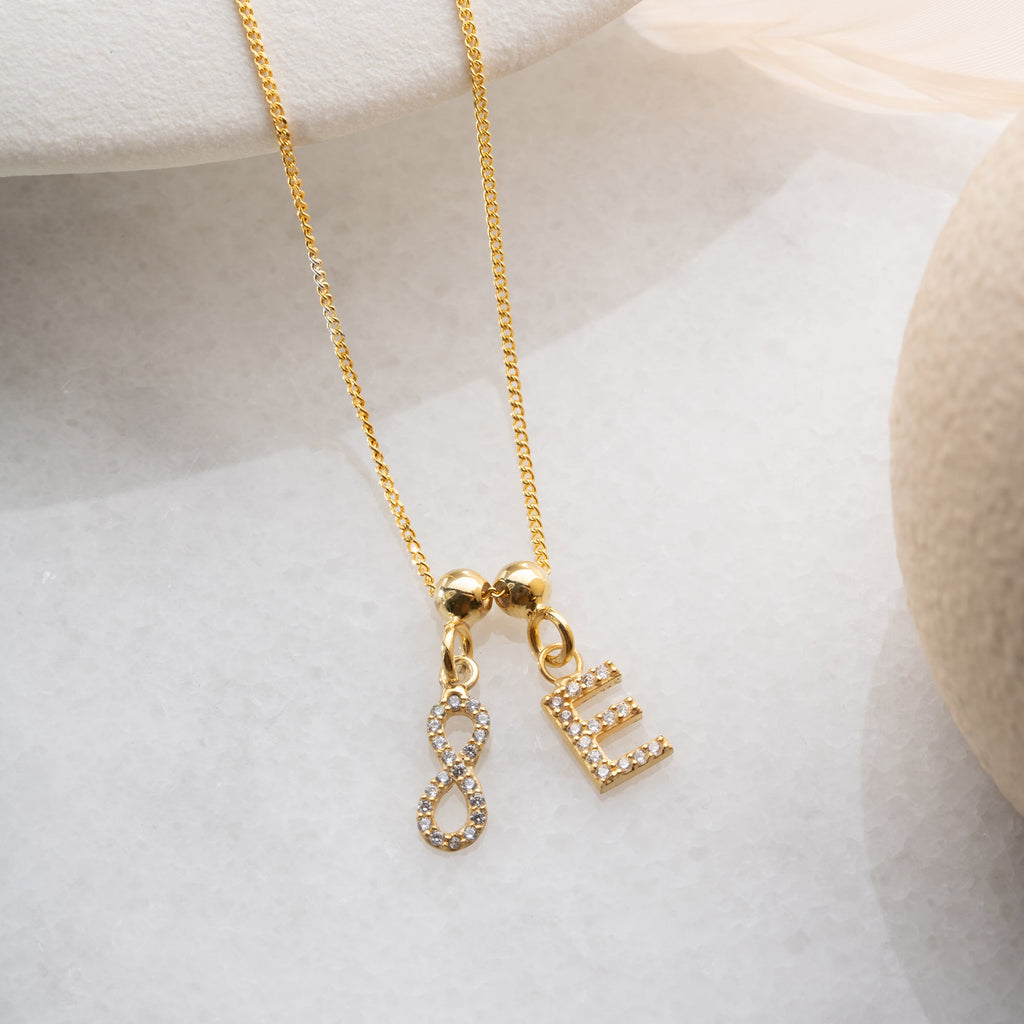 INFINITY LETTER HALSKETTE | 925 SILBER