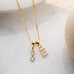 INFINITY LETTER HALSKETTE | 925 SILBER
