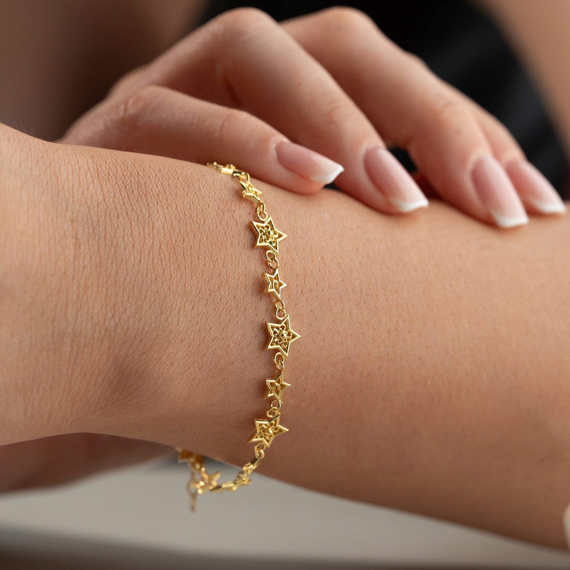 TETE STERN ARMBAND aus 925 Silber - Eleganter Armband - AURIME