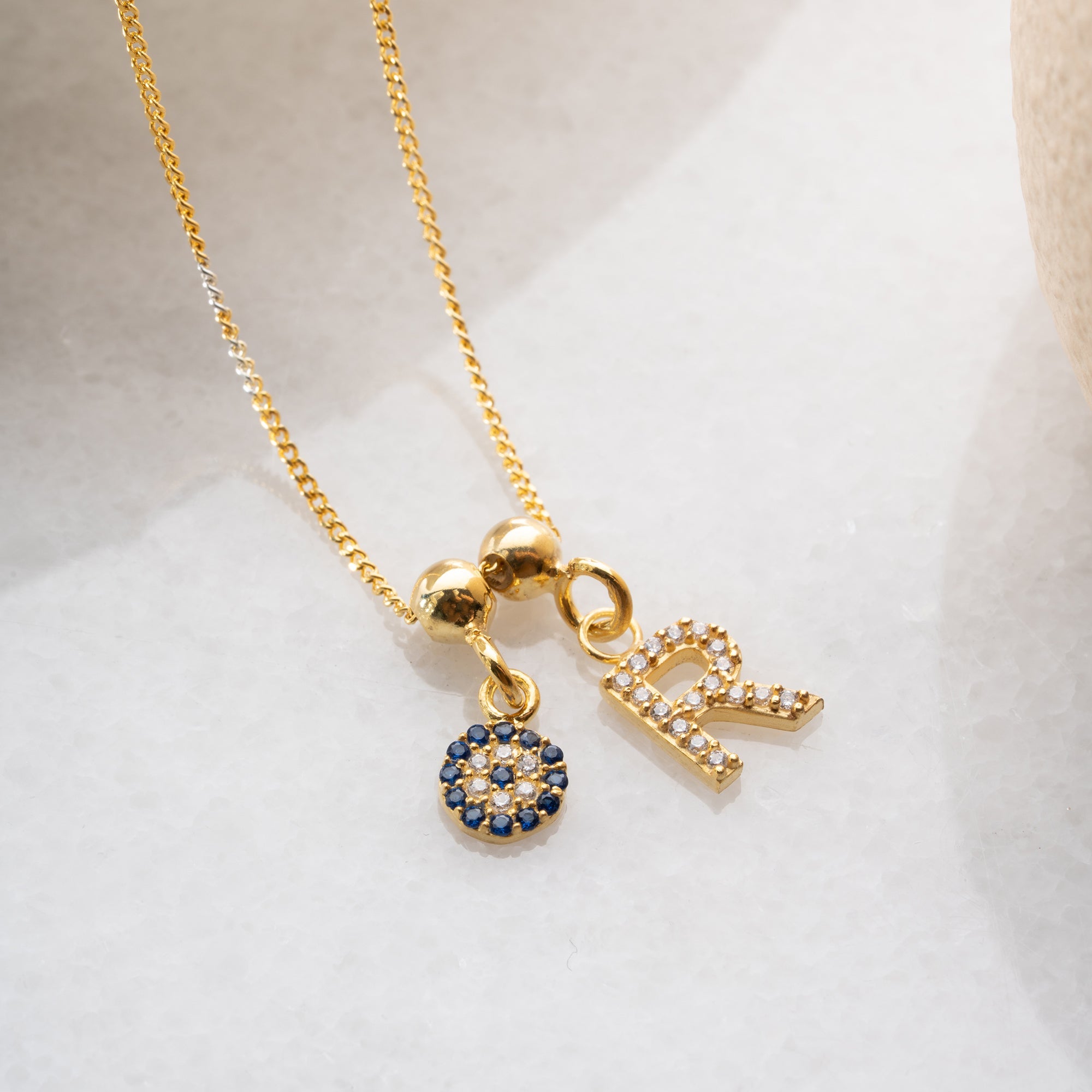 NAZAR LETTER HALSKETTE | 925 SILBER