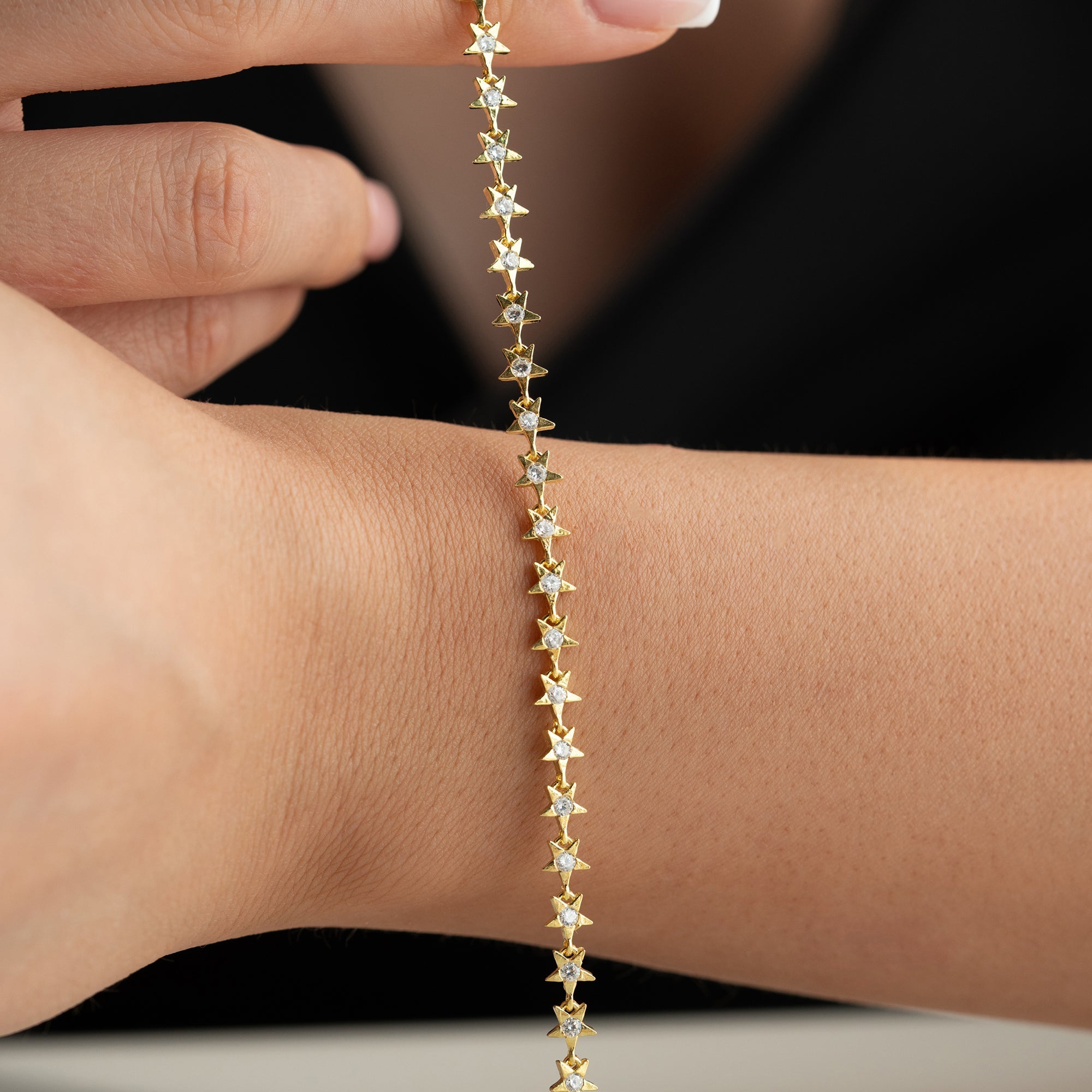 MULTI STAR ARMBAND aus 925 Silber - Eleganter Armband - AURIME