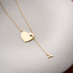 LETTER HERZ HALSKETTE | 925 SILBER