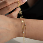 VOGEL STONE ARMBAND aus 925 Silber - Eleganter Armband - AURIME