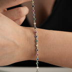REDU COLORFULL ARMBAND aus 925 Silber - Eleganter Armband - AURIME