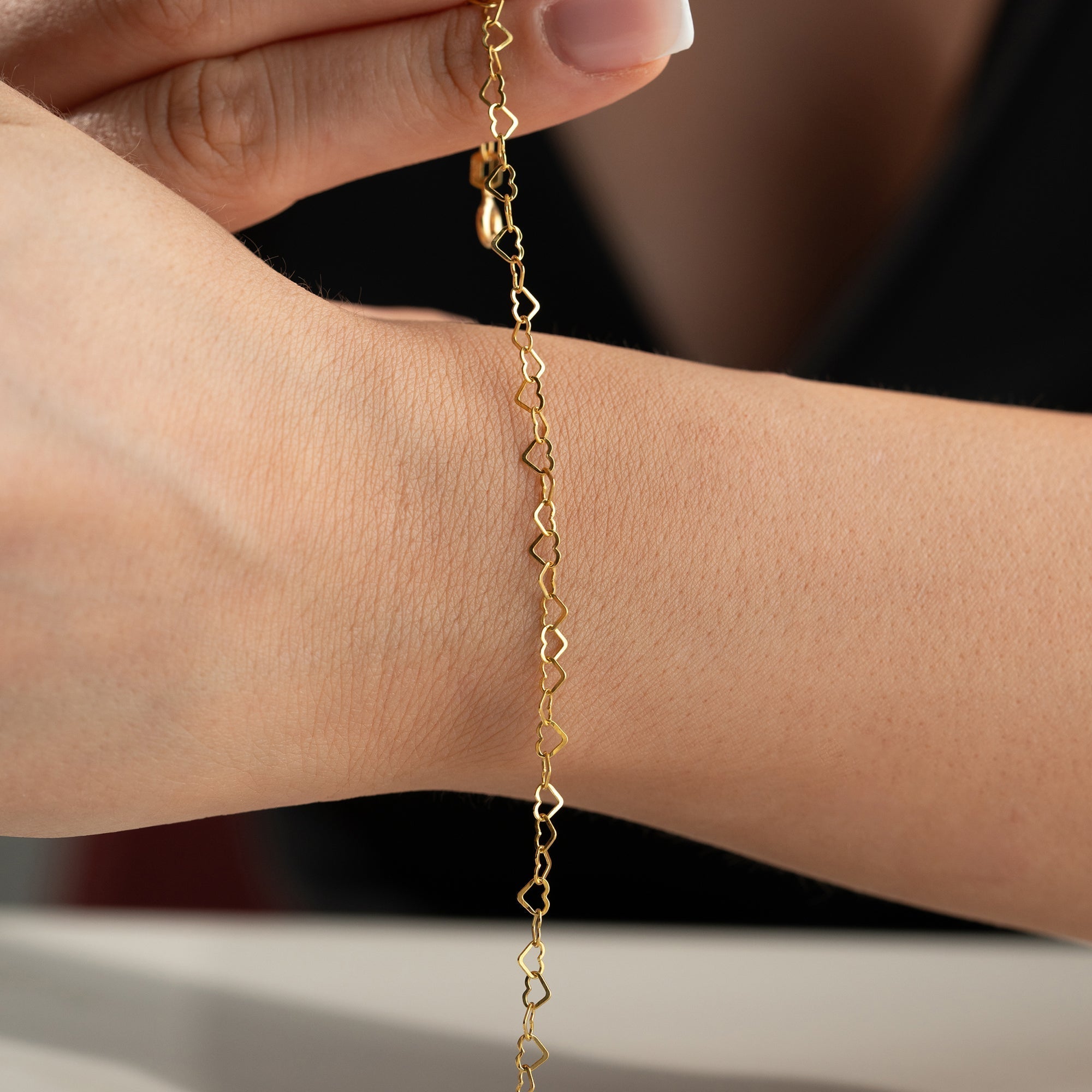 TIFI HERZ ARMBAND aus 925 Silber - Eleganter Armband - AURIME