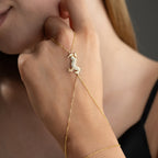 PFERD HANDKETTE aus 925 Silber - Eleganter Halskette - AURIME