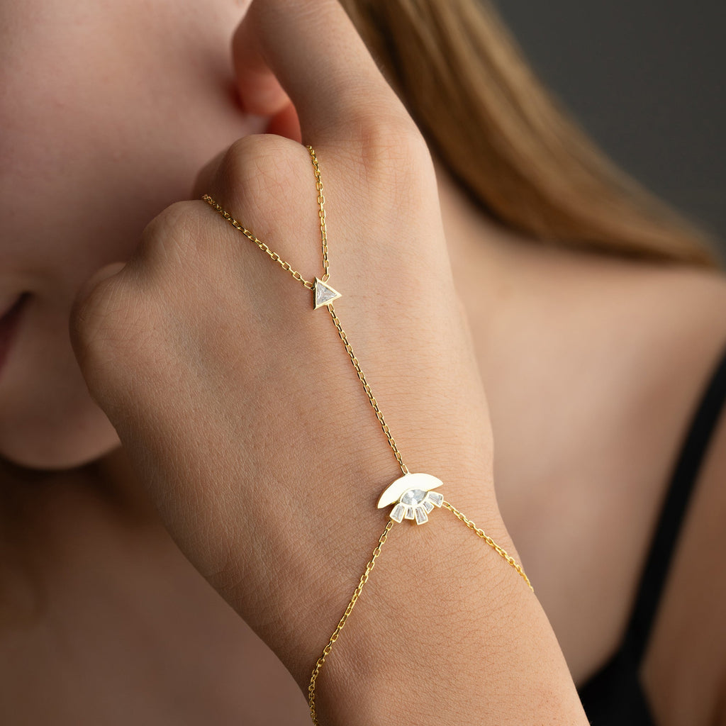 RODUS HANDKETTE aus 925 Silber - Eleganter Halskette - AURIME