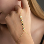 PEROZ HANDKETTE aus 925 Silber - Eleganter Halskette - AURIME