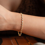 ZIRKONIA BIG ARMKETTE | 925 SILBER