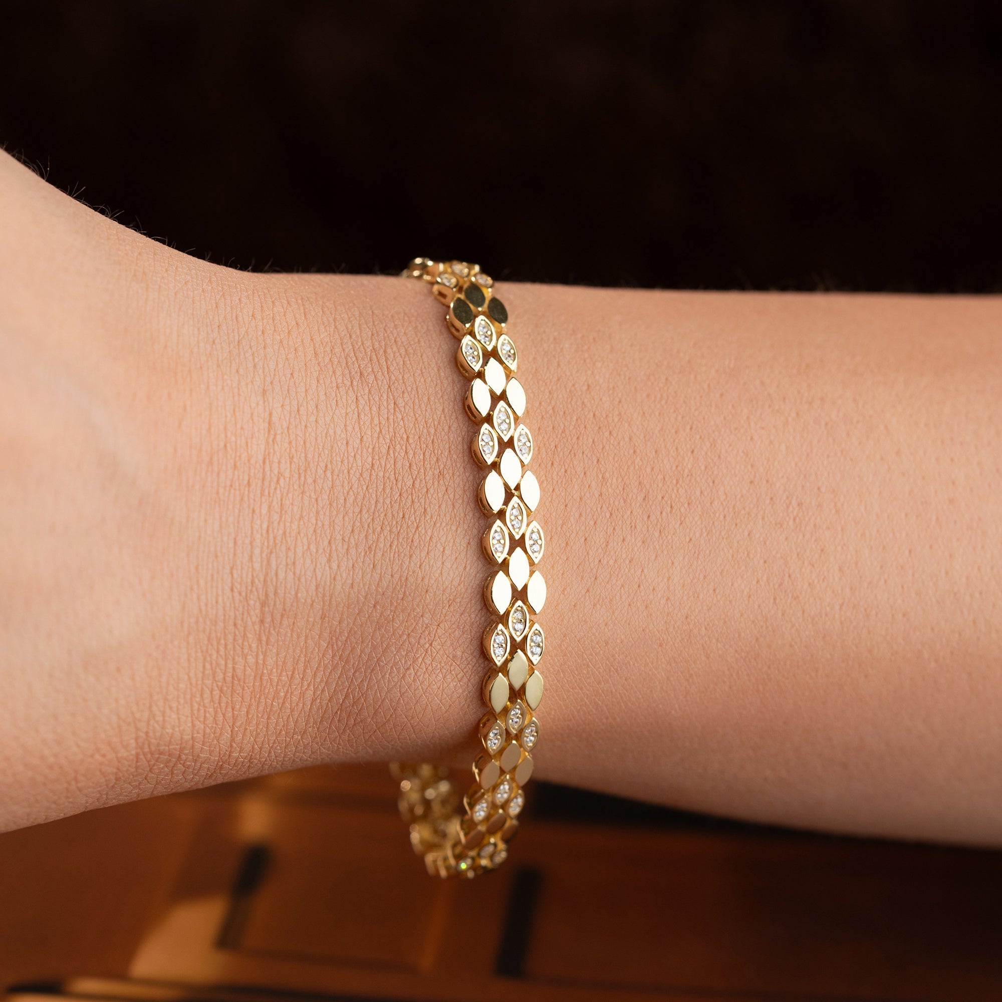 DUO WIEN ARMKETTE | 925 SILBER