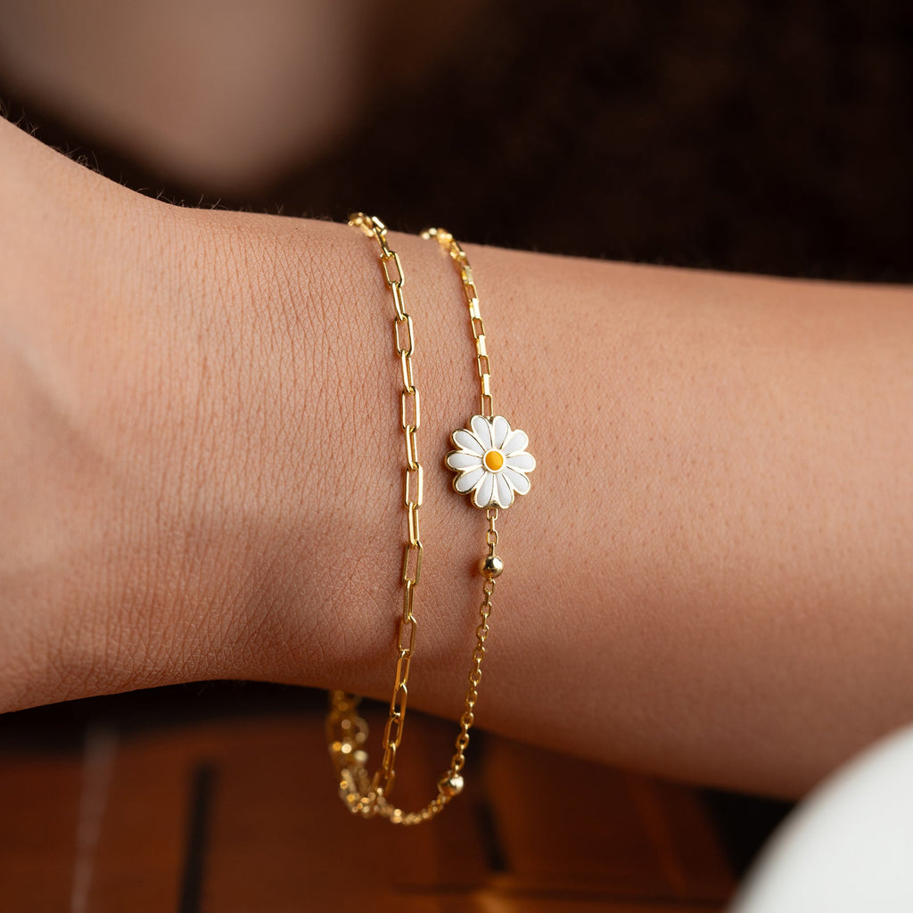 DUO DAISY ARMKETTE | 925 SILBER