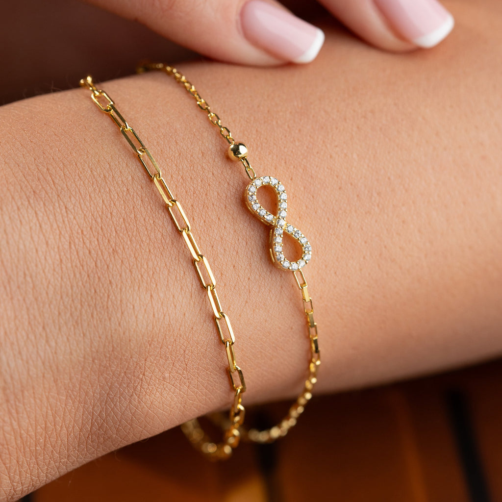DUO INFINITY ARMKETTE | 925 SILBER