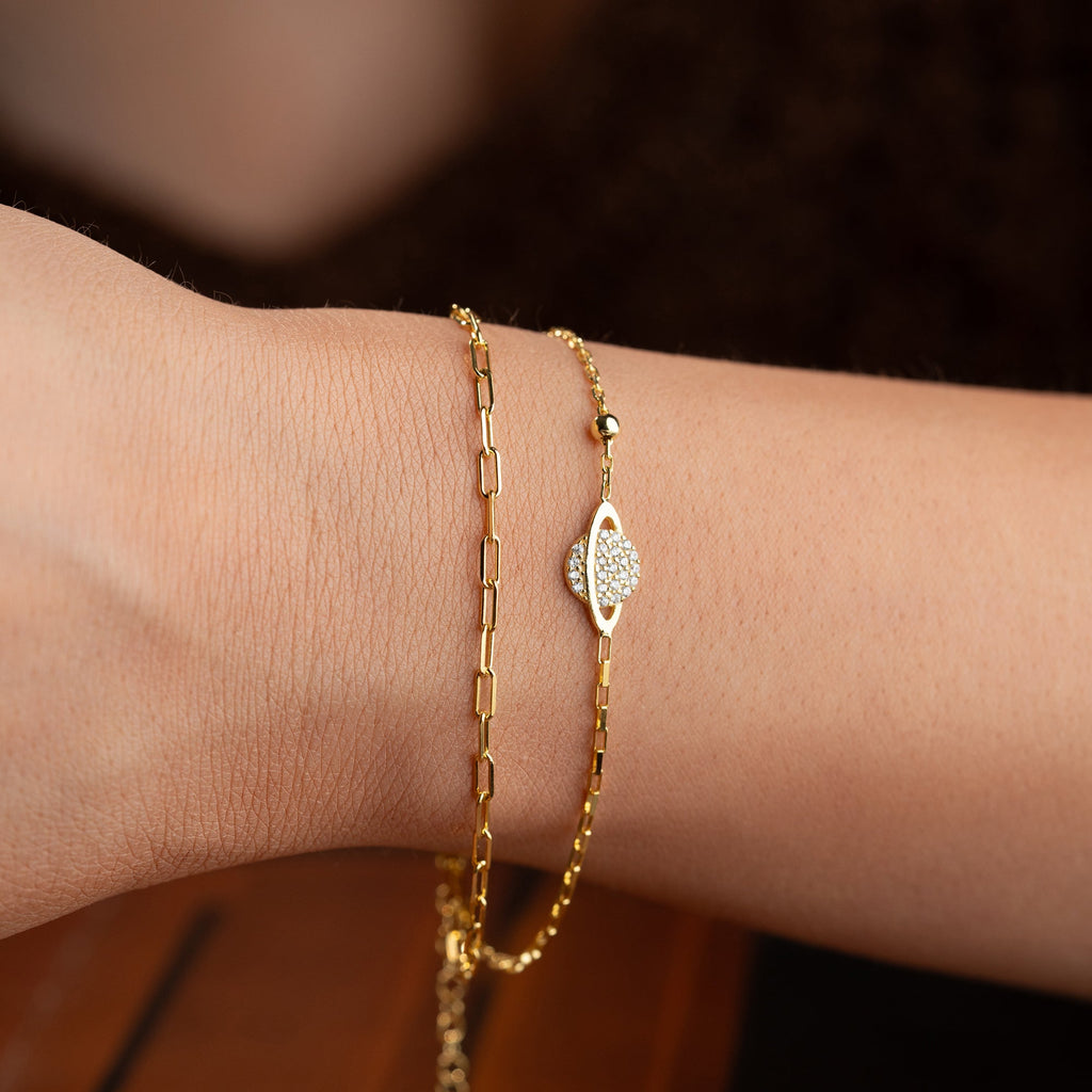 DUO GALAXY ARMKETTE | 925 SILBER