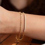 DUO CHAIN ARMKETTE | 925 SILBER