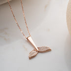 DOLPHIN AVA HALSKETTE aus 925 Silber - Eleganter Halskette - AURIME