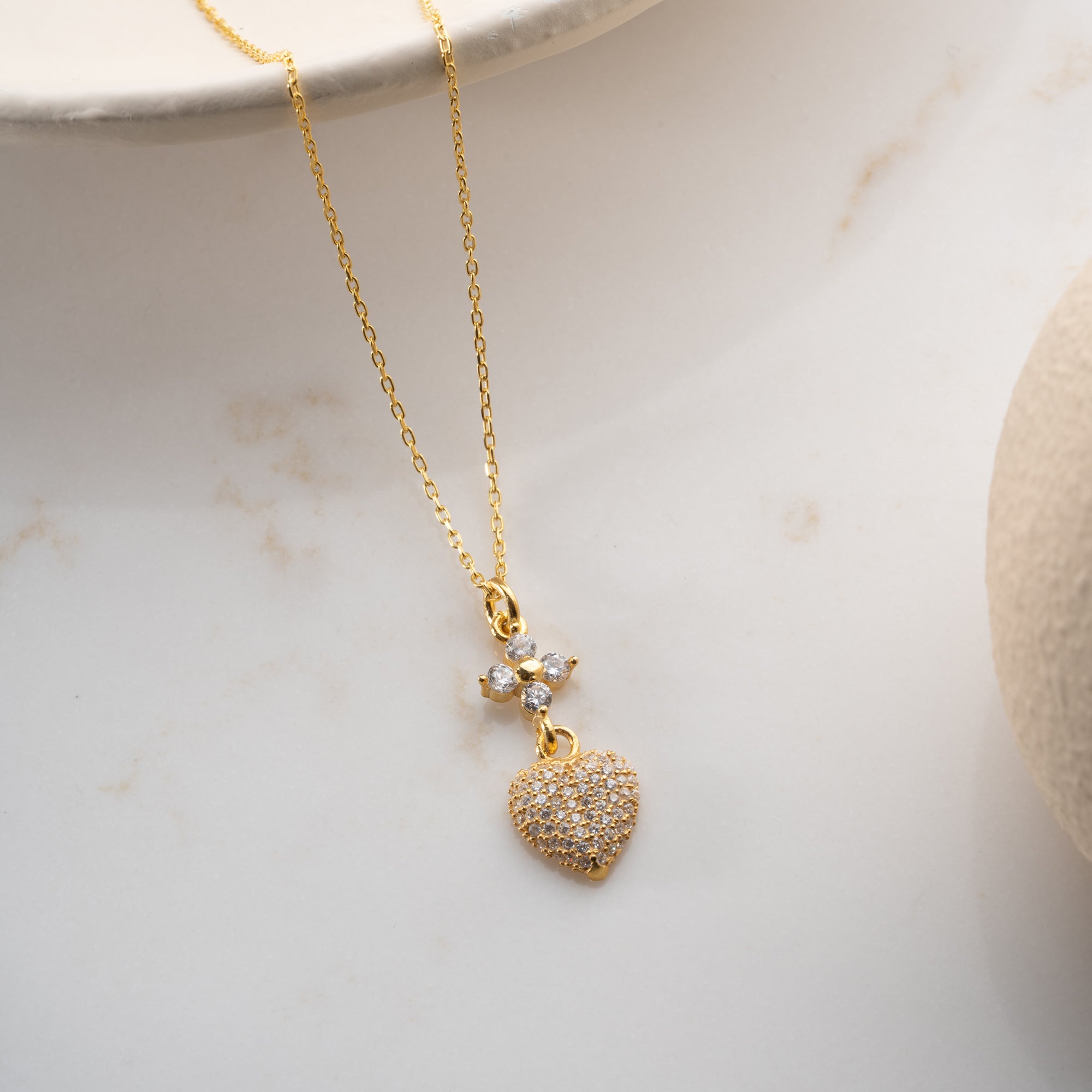 HAZEL HALSKETTE aus 925 Silber - Eleganter Halskette - AURIME