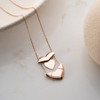 HERZ GRAVUR HALSKETTE aus 925 Silber - Eleganter Halskette - AURIME