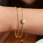 DUO SOLİTAR ARMKETTE | 925 SILBER