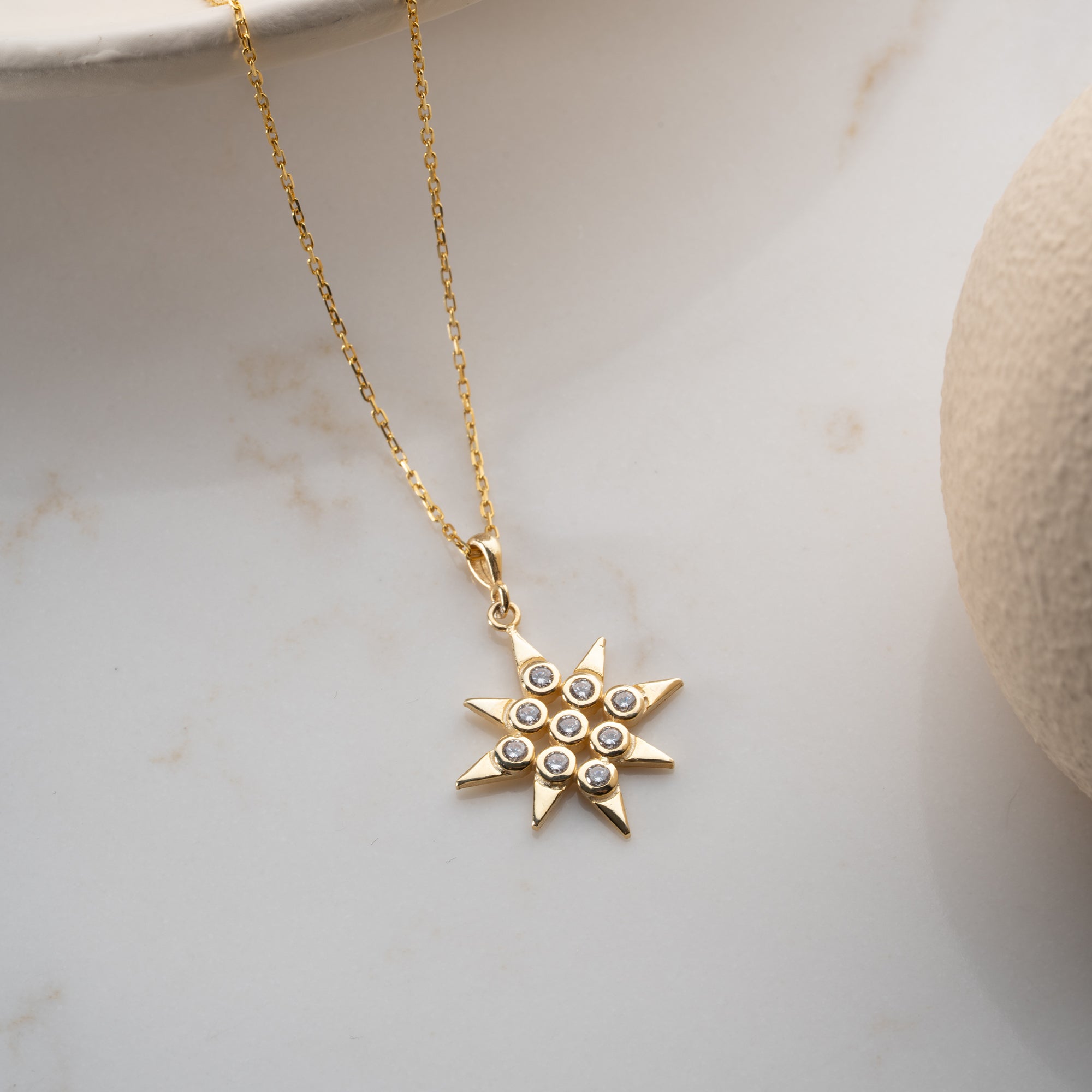 SKY HALSKETTE aus 925 Silber - Eleganter Halskette - AURIME