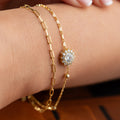DUO SOLİTAR ARMKETTE | 925 SILBER