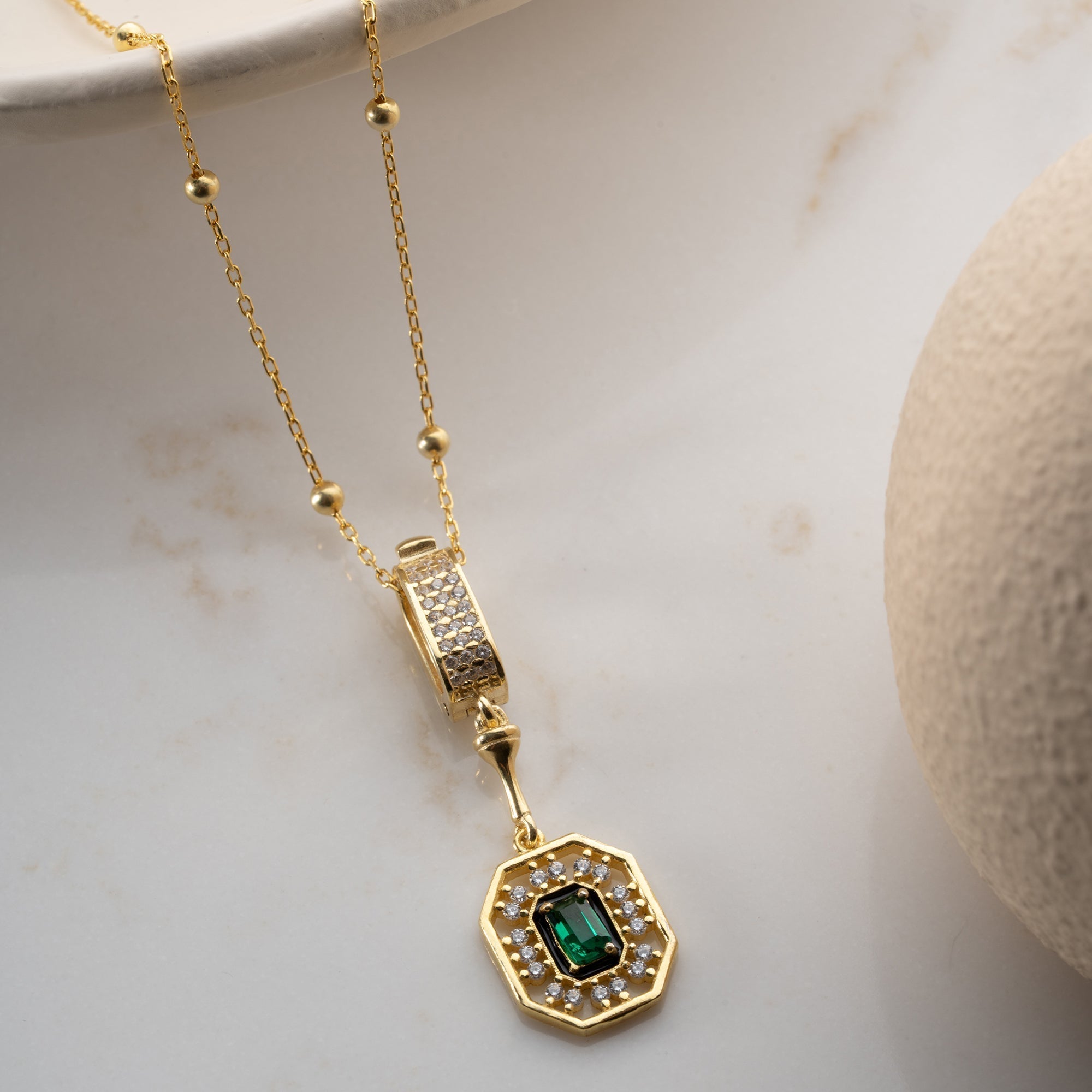 KUBERA HALSKETTE aus 925 Silber - Eleganter Halskette - AURIME