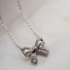 BOGEN HALSKETTE aus 925 Silber - Eleganter Halskette - AURIME