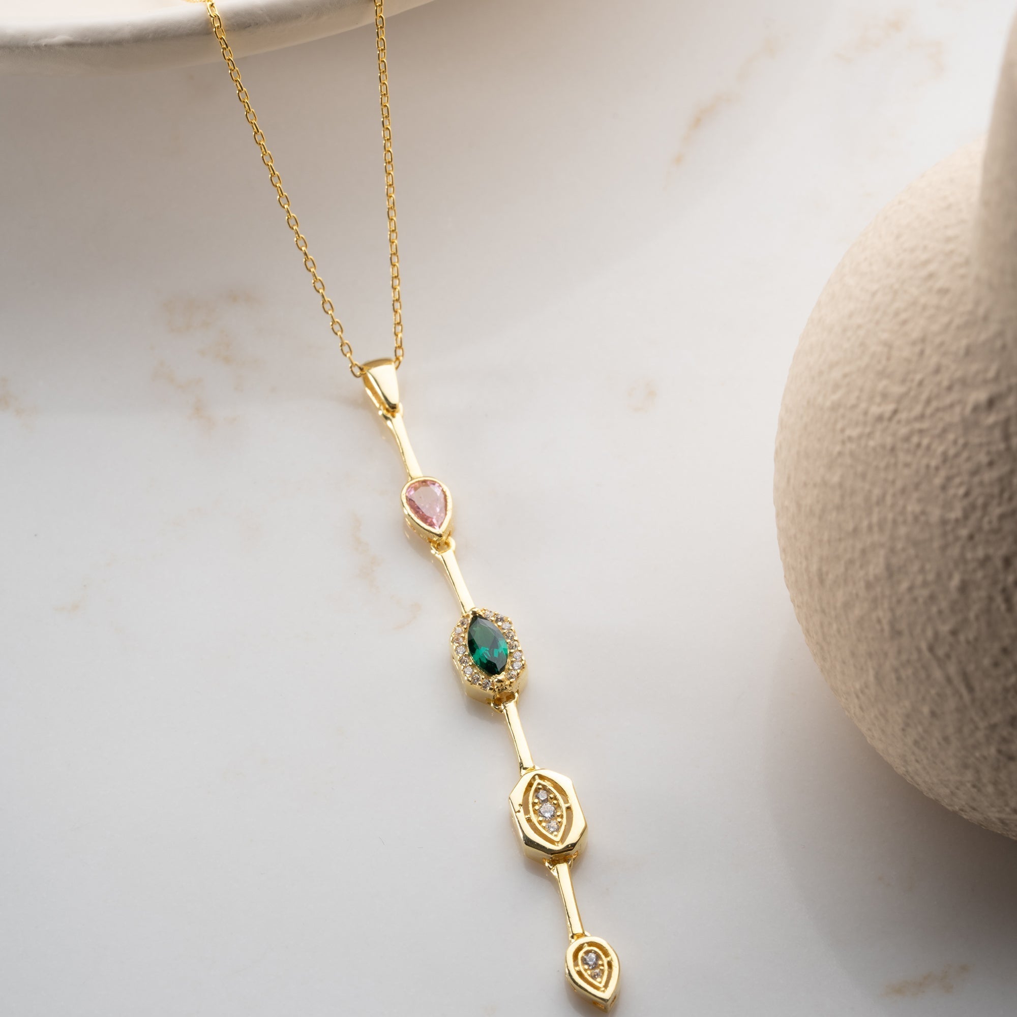 NOLAN Y HALSKETTE aus 925 Silber - Eleganter Halskette - AURIME