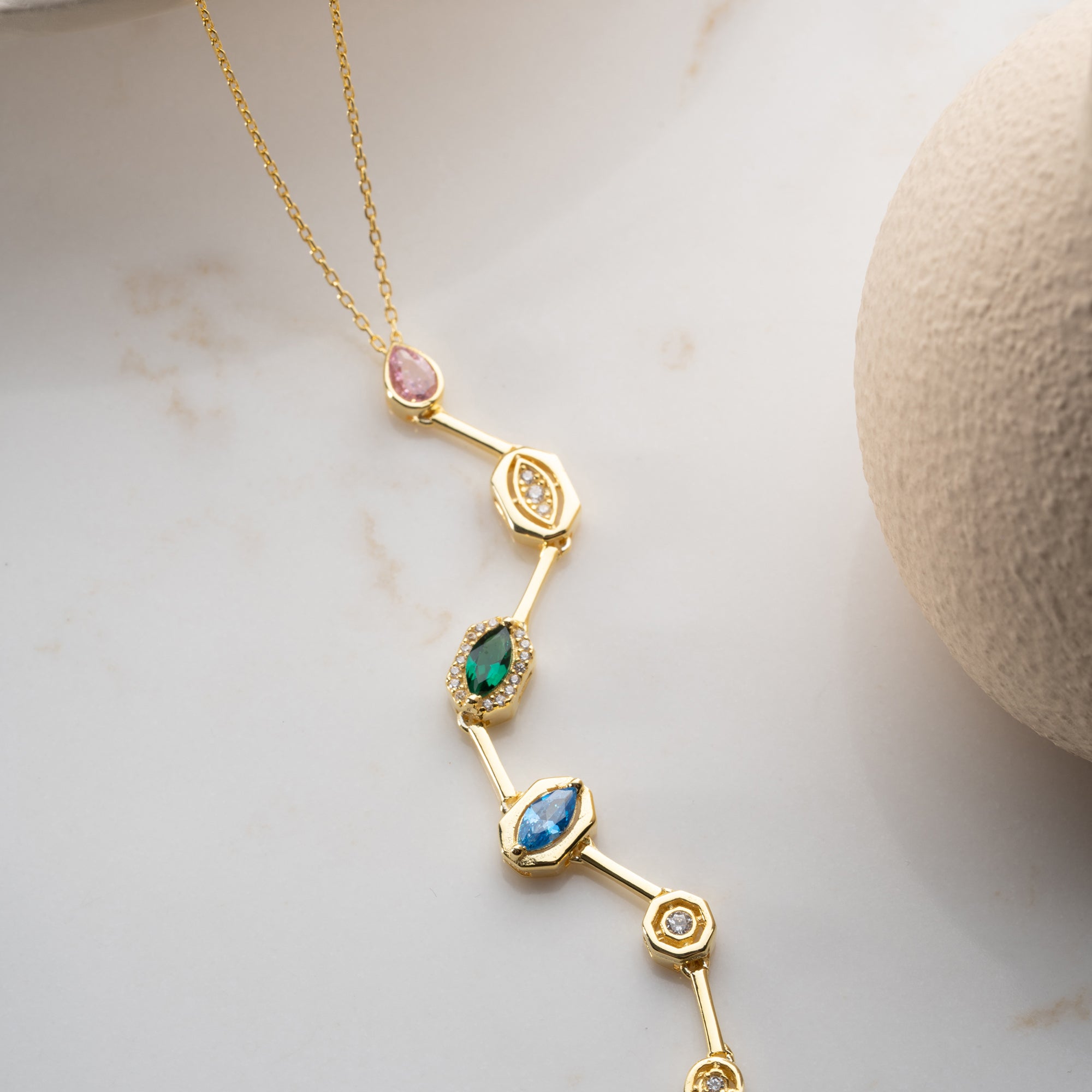 EASTON Y HALSKETTE aus 925 Silber - Eleganter Halskette - AURIME