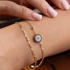 DUO BIG NAZAR ARMKETTE | 925 SILBER