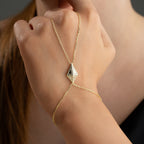 MIBUZU HANDKETTE aus 925 Silber - Eleganter Halskette - AURIME