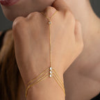 MIBUZU HANDKETTE aus 925 Silber - Eleganter Halskette - AURIME