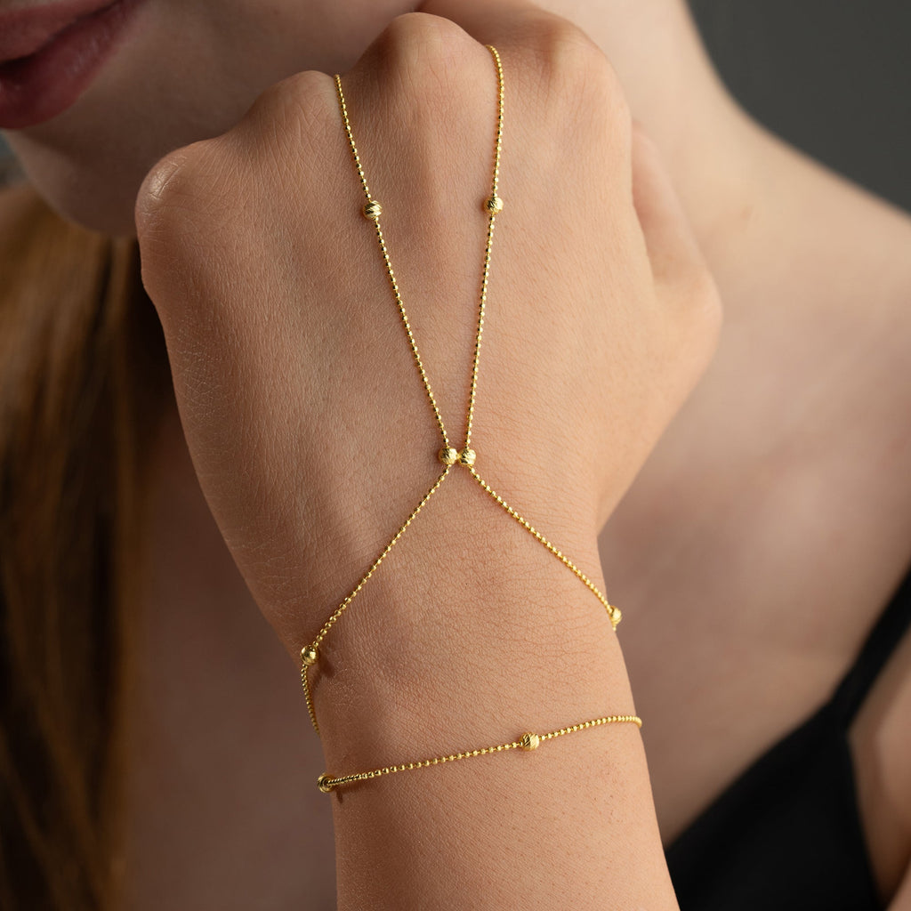 MUNO HANDKETTE aus 925 Silber - Eleganter Halskette - AURIME