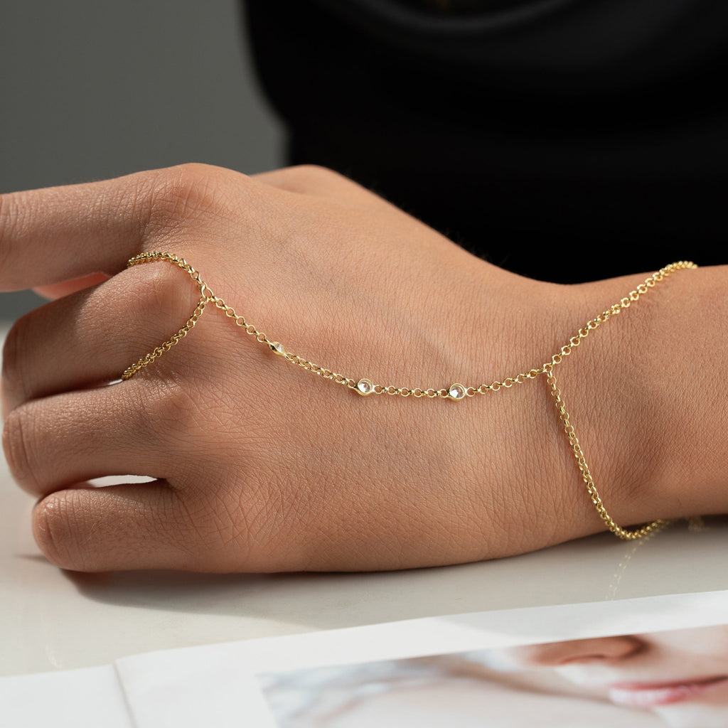 FIDE HANDKETTE aus 925 Silber - Eleganter Halskette - AURIME