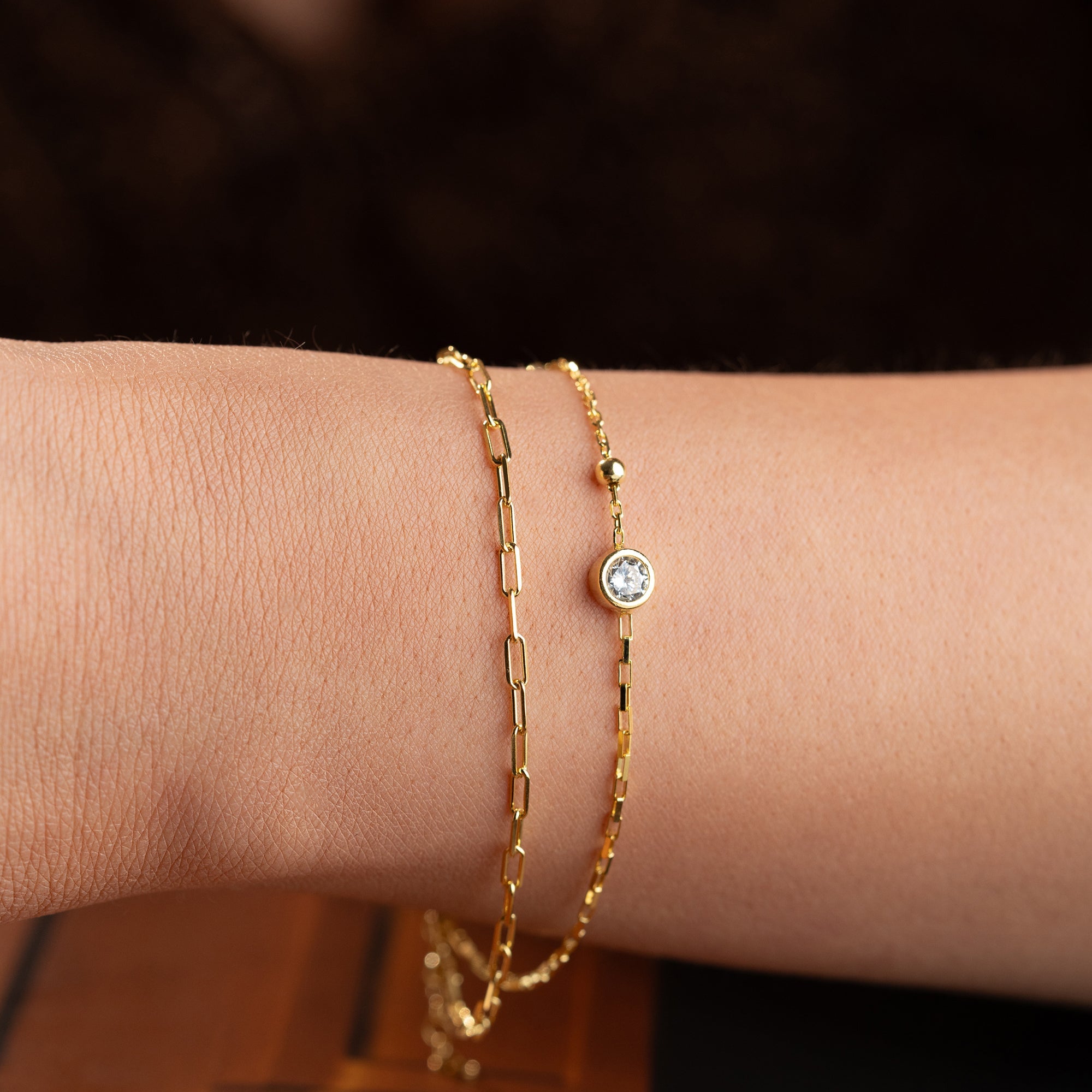 DUO SOLİTAR ARMKETTE | 925 SILBER