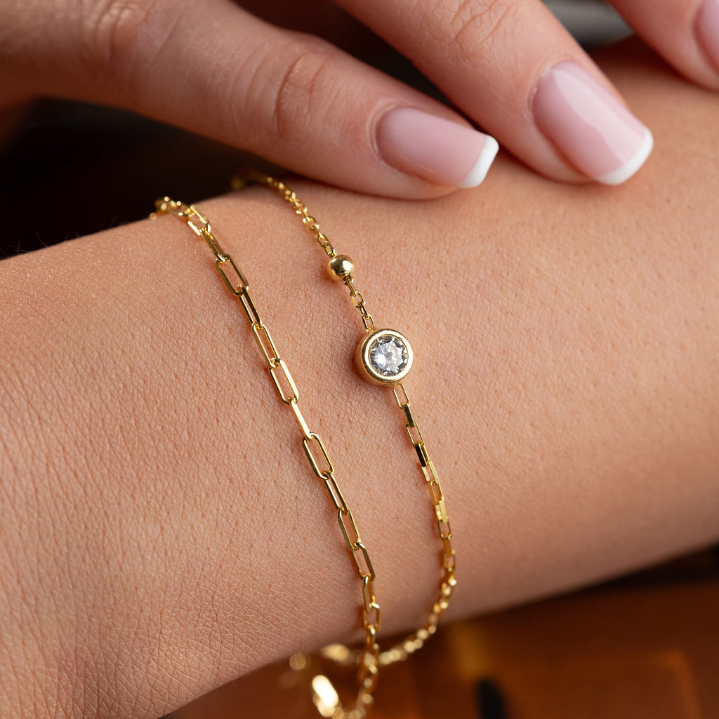DUO SOLİTAR ARMKETTE | 925 SILBER