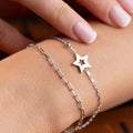 DUO STERN ARMKETTE | 925 SILBER