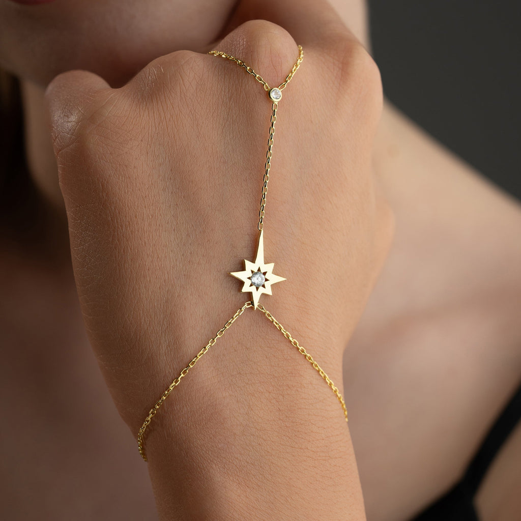 HELUVU HANDKETTE aus 925 Silber - Eleganter Halskette - AURIME