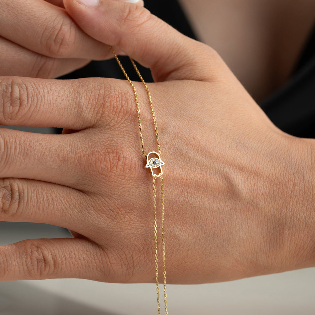 MINI FATIMAS HANDKETTE | 925 SILBER