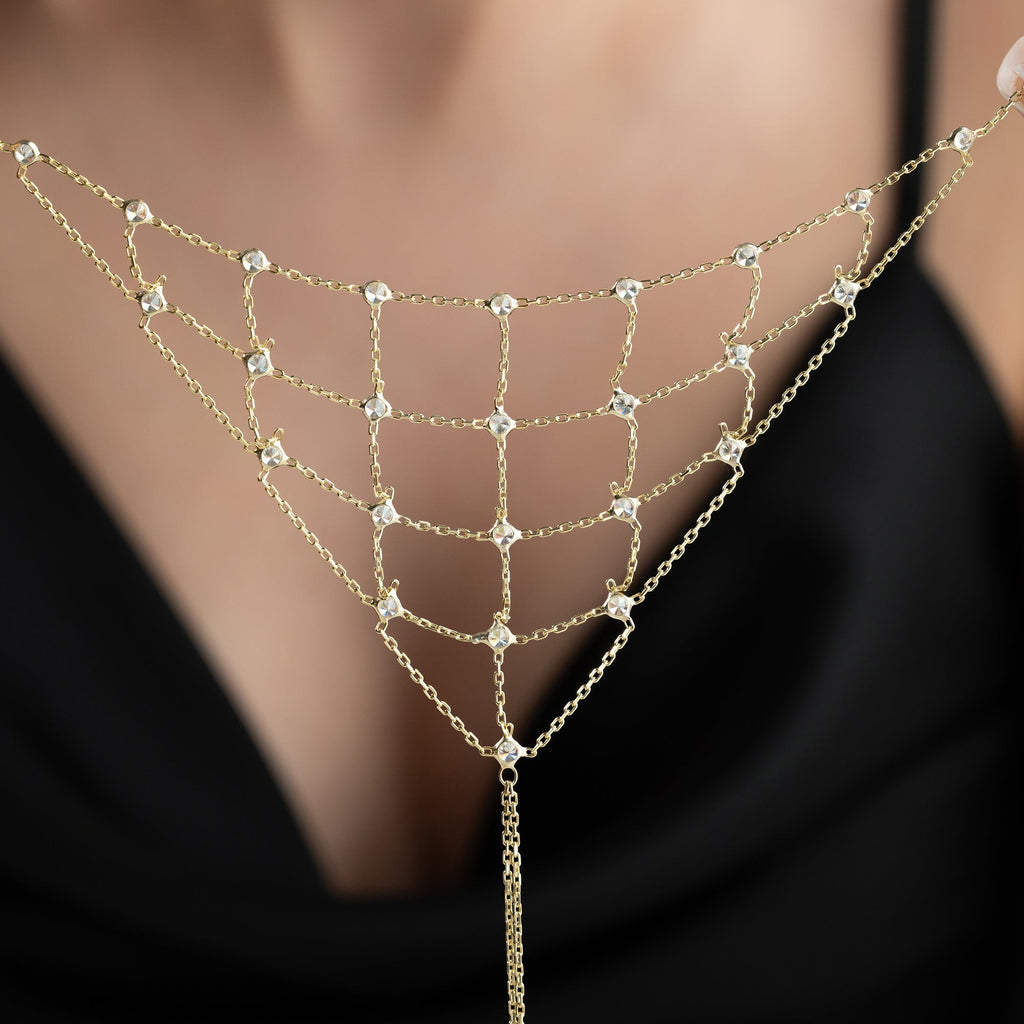 MOGOVA HANDKETTE aus 925 Silber - Eleganter Halskette - AURIME