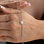 SUN YEL HANDKETTE aus 925 Silber - Eleganter Halskette - AURIME