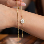 SCHNEEFLOCKE ARMKETTE | 925 SILBER