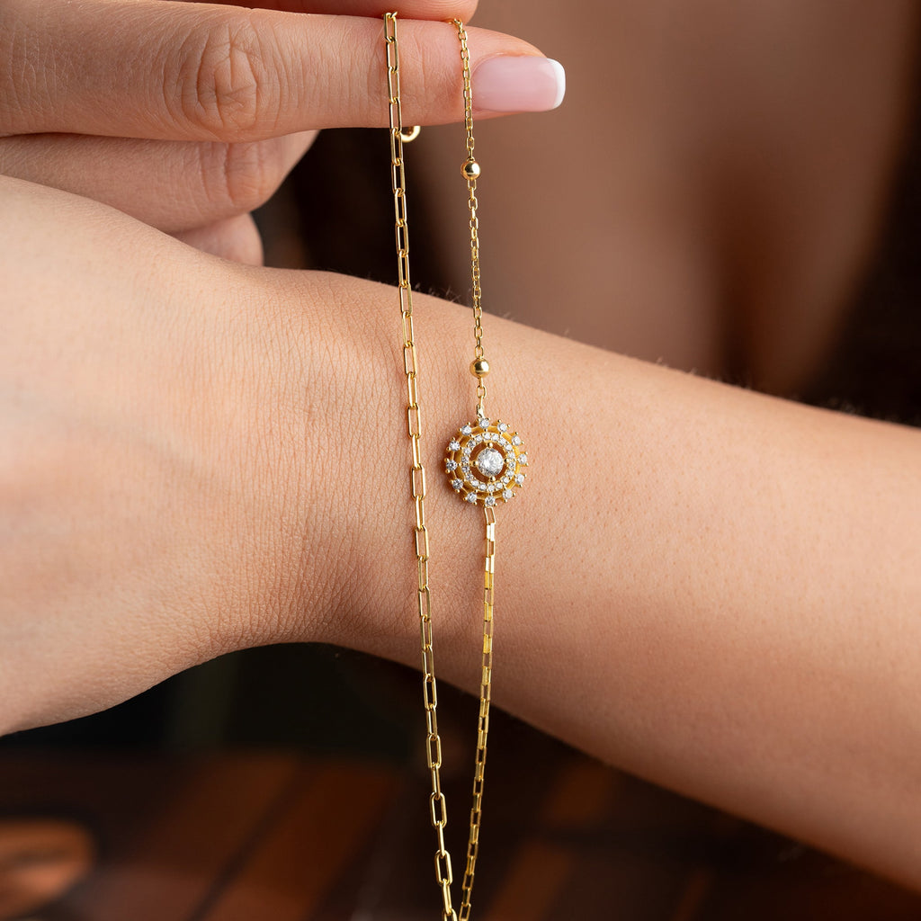 DUO SOLENE ARMKETTE | 925 SILBER